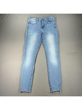 Frame Denim Jeans Women's Size 29 Le High Skinny Stretch Raw Hem Europa Wash